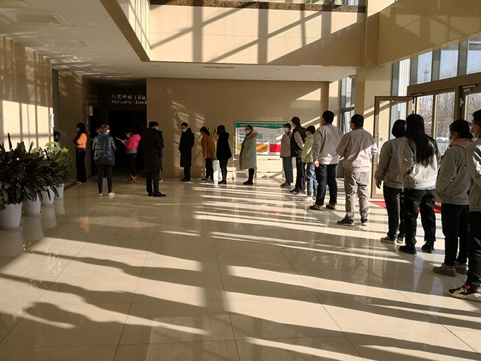 UED官网,员工核酸检测